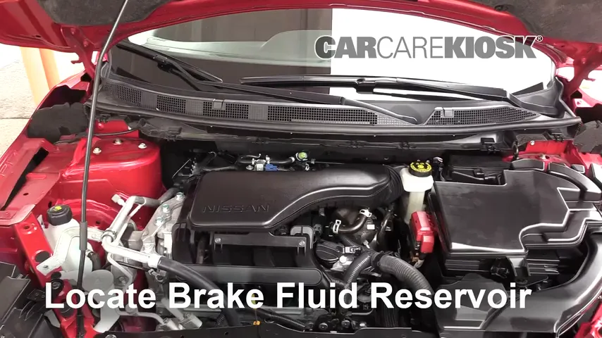 2017 Nissan Rogue Sport SL 2.0L 4 Cyl. Brake Fluid Add Fluid